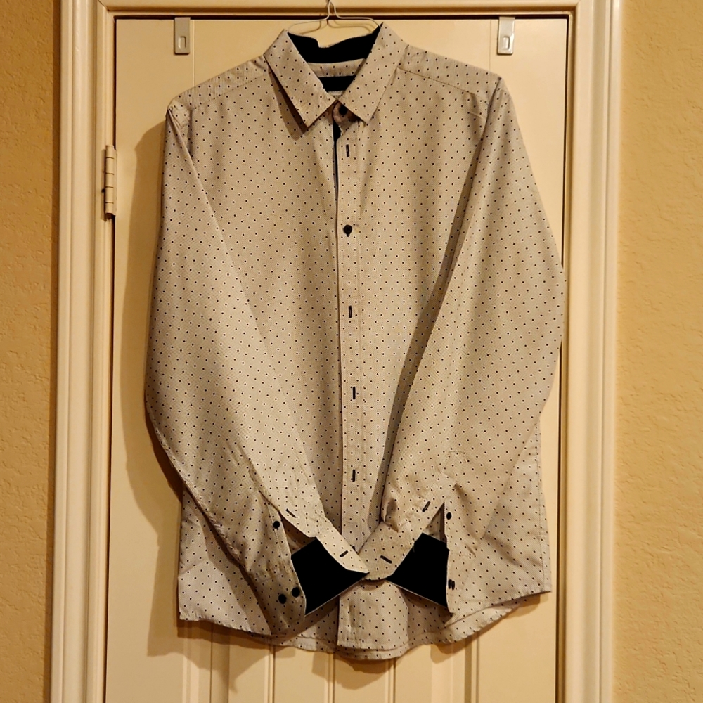👔🙋‍♂️NWOT Berto Romani Long Sleeve XL Dress Shirt